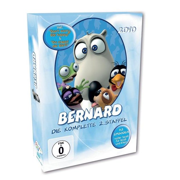 Bernard - Die komplette 2. Staffel (Eps. 53 - 104) [2 DVDs] NEU/OVP