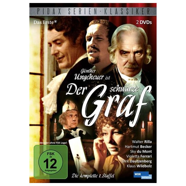 Der schwarze Graf - Komplette Staffel 1 - Pidax  [2 DVDs] NEU/OVP