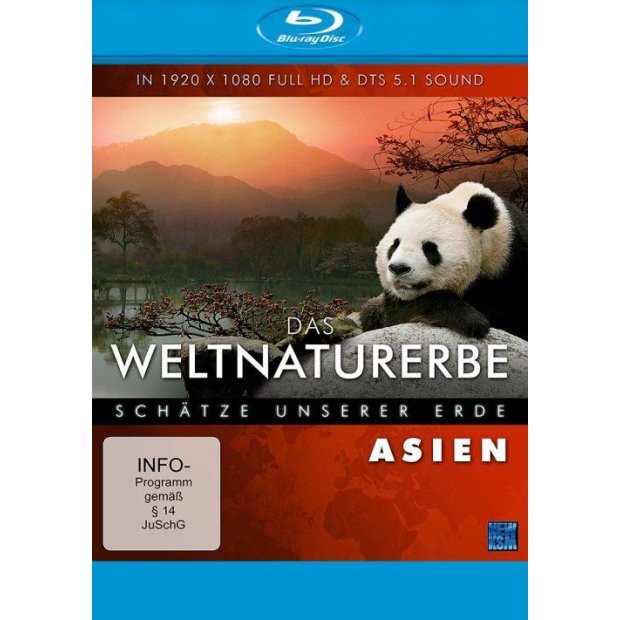 Das Weltnaturerbe - Schätze unserer Erde - Asien Blu-ray/NEU/OVP