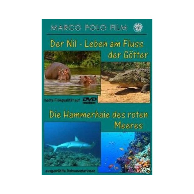 Der Nil - Leben am Fluß der Götter + Die Hammerhaie... DVD/NEU/OVP