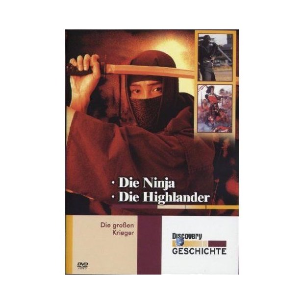 Discovery - Die gro&szlig;en Krieger: Ninja + Highlander  DVD/NEU/OVP
