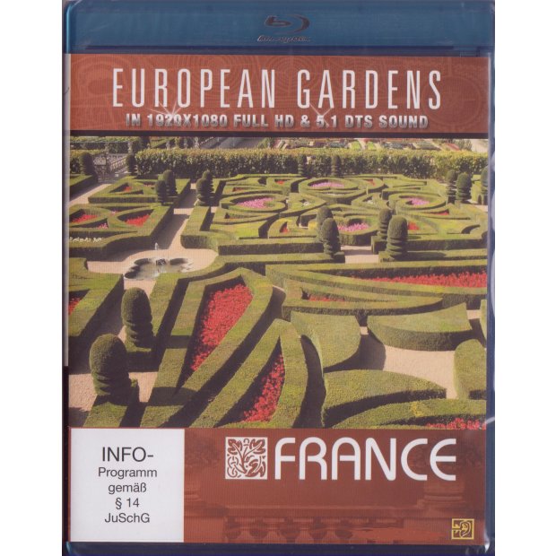 European Gardens - France / G&auml;rten Europas Frankreich  Blu-ray NEU OVP