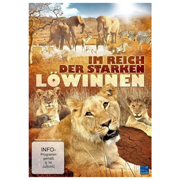 Im Reich der starken L&ouml;winnen - Natur Dokumentation  DVD/NEU/OVP