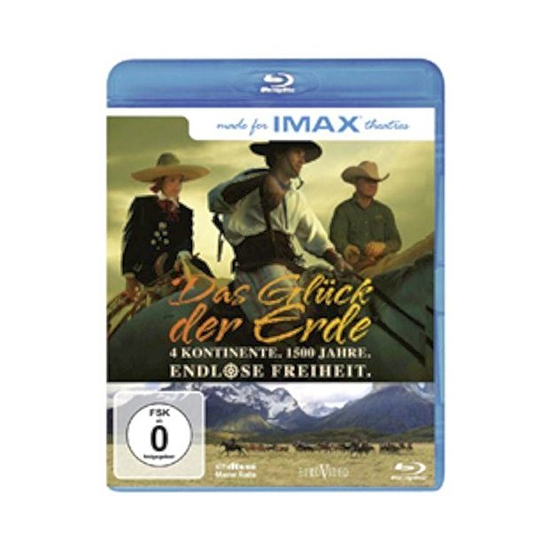 IMAX: Das Gl&uuml;ck der Erde - 4 Kontinente...  Blu-ray/NEU/OVP