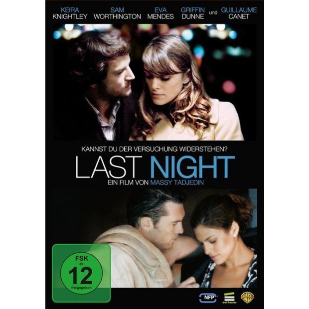 Last Night - Keira Knightley  Sam Worthington  DVD/NEU/OVP