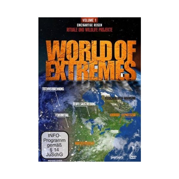 World of Extremes Vol. 1 - Extreme Rituale / Tierprojekte DVD/NEU/OVP