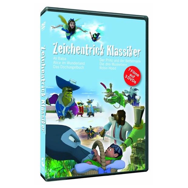 Zeichentrick Klassiker Collection - 7 Filme - 3 DVDs/NEU/OVP