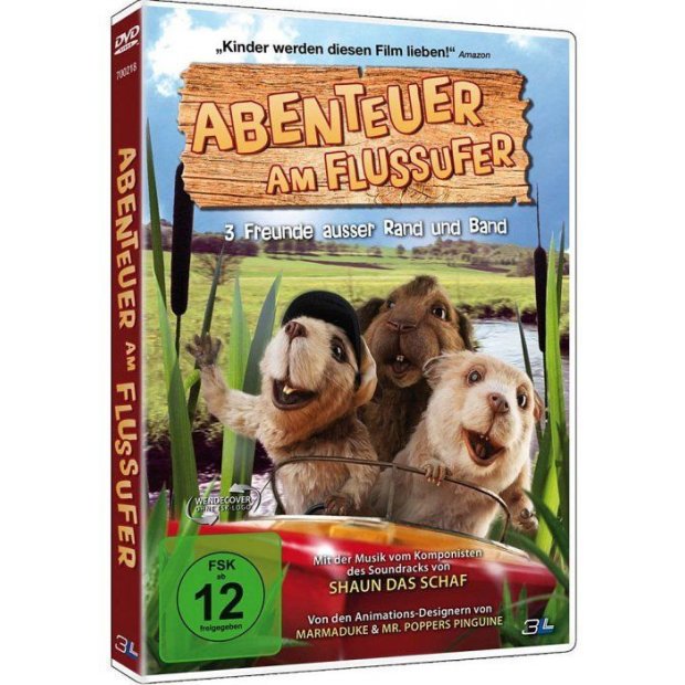 Abenteuer am Flussufer - 3 Freunde ausser Rand und Band  DVD/NEU/OVP