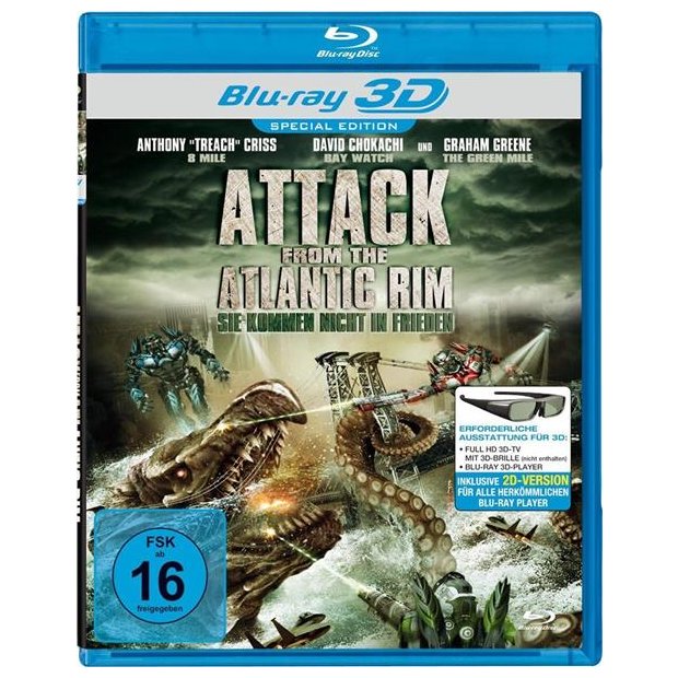 Attack from the Atlantic Rim  [3D Blu-ray] NEU/OVP