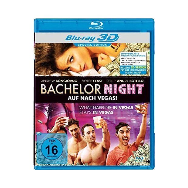 Bachelor Night - Auf nach Vegas!  3D Blu-ray/NEU/OVP