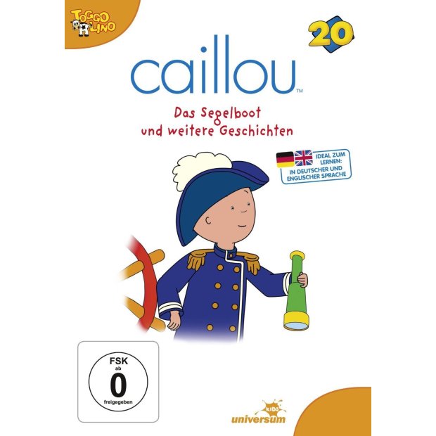 Caillou 20 - Das Segelboot und weitere Geschichten  DVD/NEU/OVP
