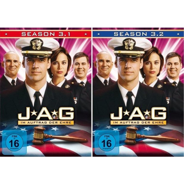 JAG: Im Auftrag der Ehre - Komplette Staffel 3 [6 DVDs] NEU/OVP Season