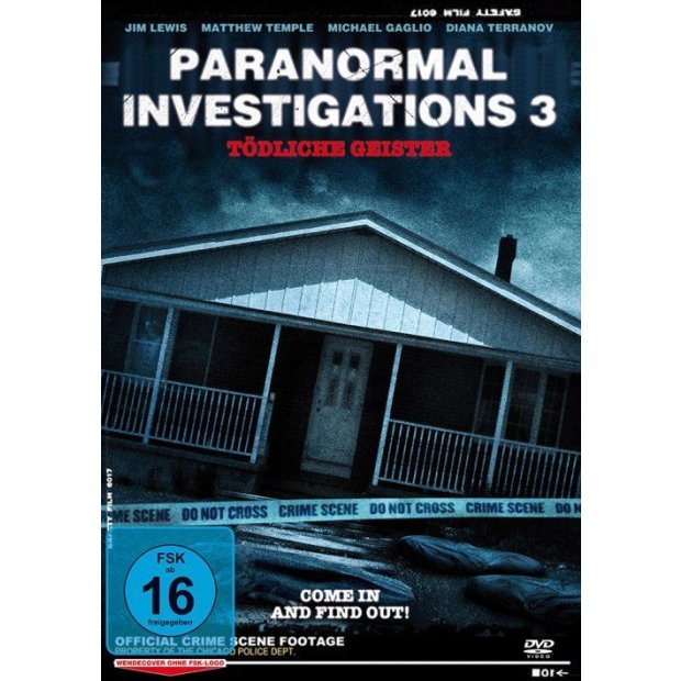 Paranormal Investigations 3 - T&ouml;dliche Geister  DVD/NEU/OVP