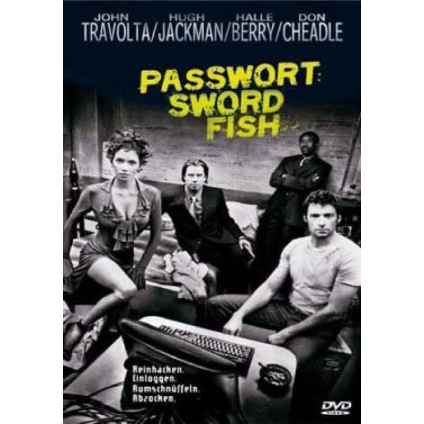 Passwort: Swordfish - John Travolta Hugh Jackman DVD *HIT*