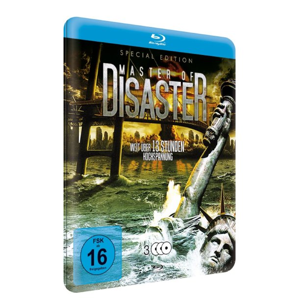 Master of Disaster - 9 Filme - Metal Case - 3 Blu-rays - NEU/OVP