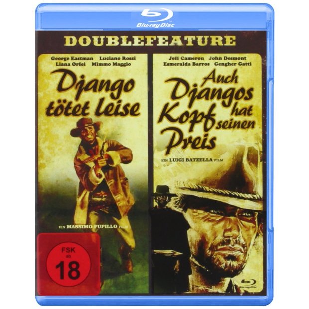 Django t&ouml;tet leise / Auch Djangos Kopf hat seinen Preis  Blu-ray/NEU/OVP FSK18
