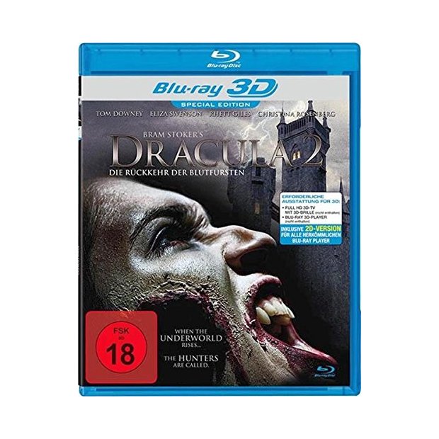 Bram Stokers Dracula 2 - Die Rückkehr der Blutfürsten  3D-Blu-ray/NEU/OVP FSK18