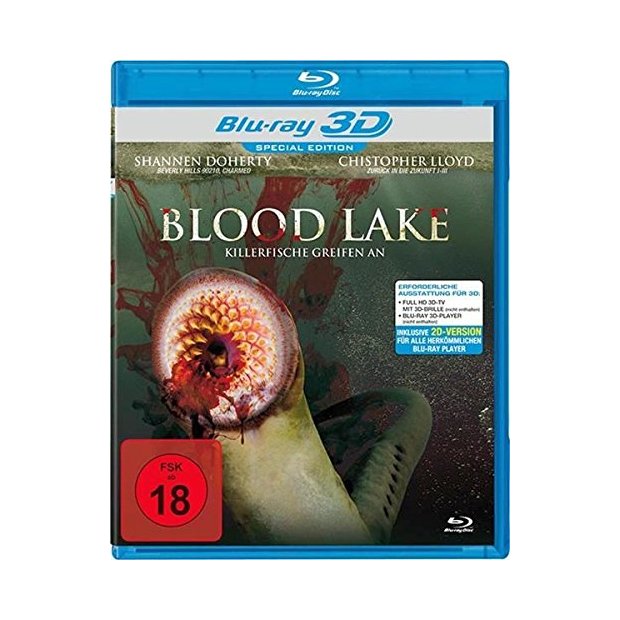 Blood Lake - Killerfische greifen an  3D-Blu-ray/NEU/OVP FSK18