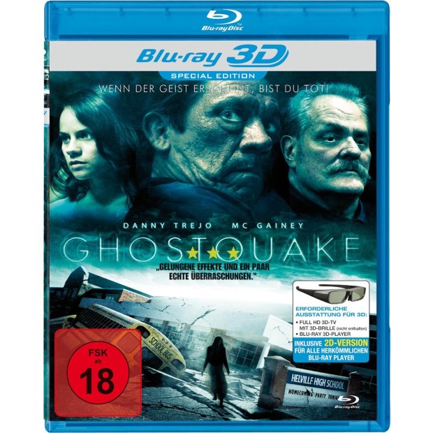 Ghostquake - das Grauen aus der Tiefe  3D-Blu-ray/NEU/OVP FSK18