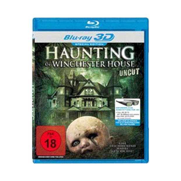 Haunting of Winchester House (Uncut)   3D Blu-ray - Neu/OVP - FSK18