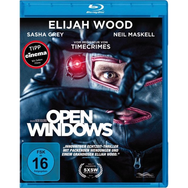 Open Windows - Elijah Wood - Blu-ray/Neu/OVP