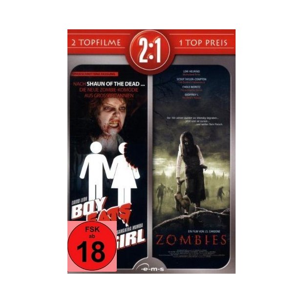 Boy Eats Girl / Zombies - 2 Filme 1 Preis - 2 DVDs/NEU/OVP - FSK18