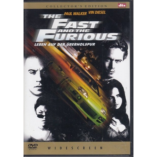 The Fast And The Furious - Vin Diesel Paul Walker DVD *HIT*