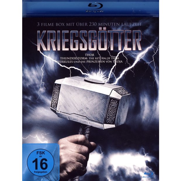 Kriegsgötter - 3 Filme - Thor Herkules  Blu-ray/NEU/OVP