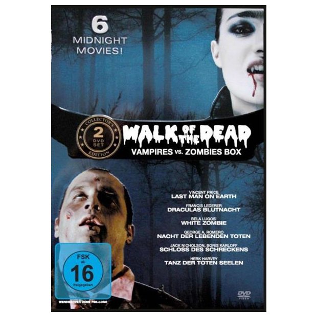 Walk of the Dead - Vampires vs. Zombies Box - 6 Filme [2 DVDs] NEU/OVP