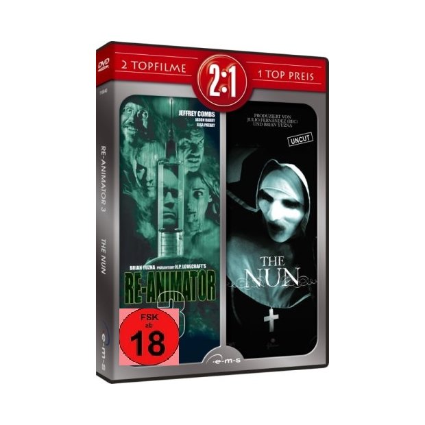 Re-Animator 3 / The Nun - 2 Filme  DVD/NEU/OVP FSK 18