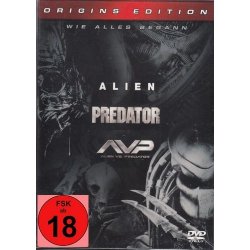 Origins Edition - Alien / Predator / AVP  DVD/NEU/OVP FSK18