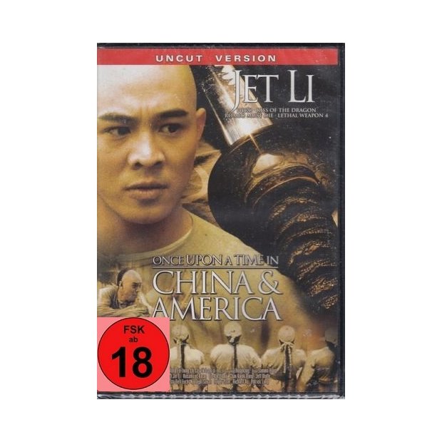 Once upon a time in China and America - Jet Li  DVD/NEU/OVP FSK18