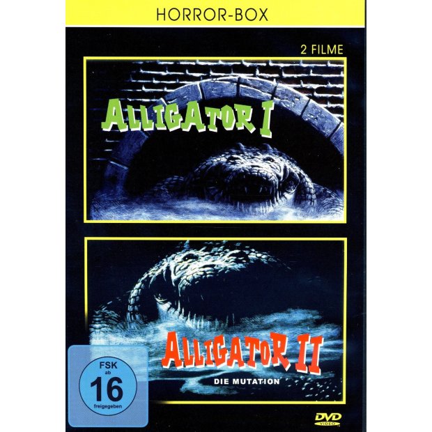 Alligator 1+2 Horror-Box  DVD/NEU/OVP