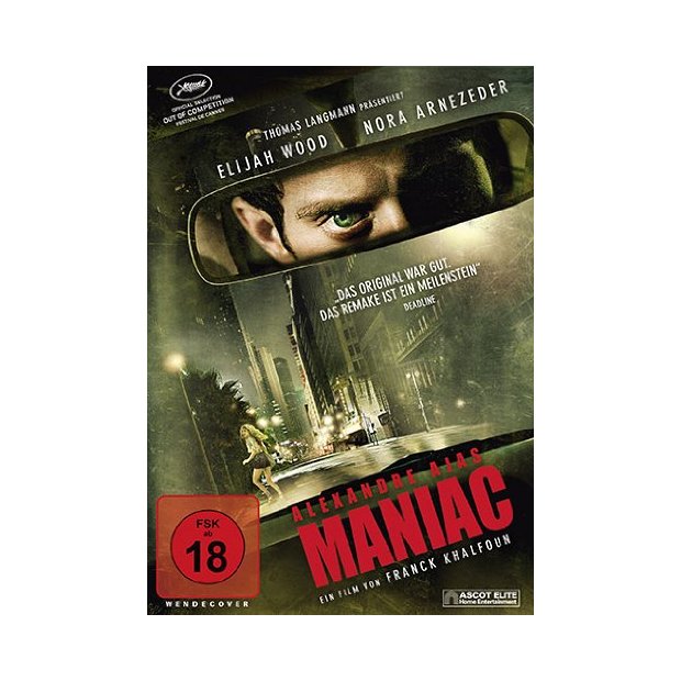 Alexandre Ajas Maniac - Elijah Wood  DVD/NEU/OVP FSK 18