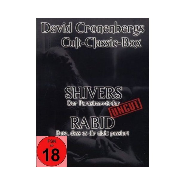 David Cronenberg Cult Classic Box - Shivers/Rabid  2 DVDs/NEU/OVP FSK18