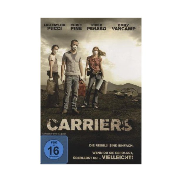Carriers - Flucht vor der t&ouml;dlichen Seuche - Chris Pine  DVD/NEU/OVP