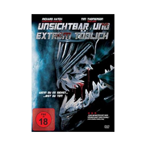 Unsichtbar und extrem tödlich  DVD/NEU/OVP FSK 18
