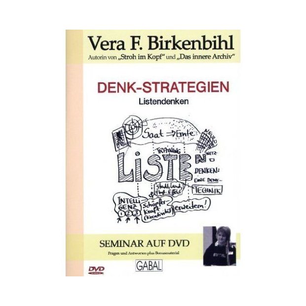 Denk-Strategien - Listendenken Vera F. Birkenbihl DVD/NEU/OVP