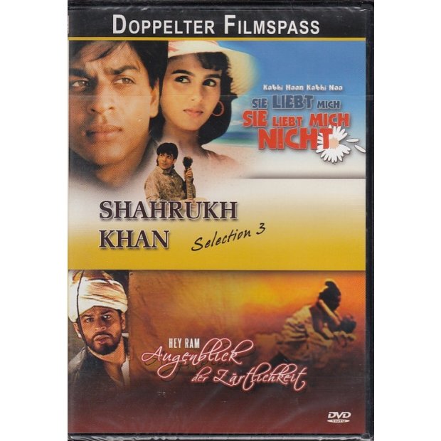 Shahrukh Khan Selection 3 - 2 Filme DVD/NEU/OVP