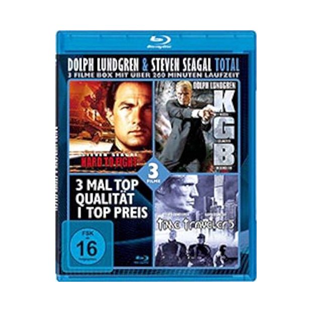 Dolph Lundgren &amp; Steven Seagal Total - 3 Filme  Blu-ray/NEU/OVP