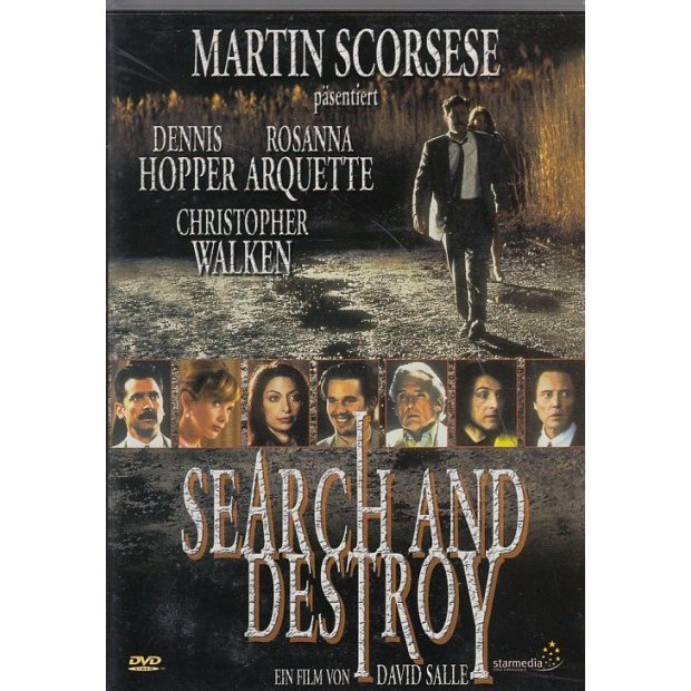 SEARCH AND DESTROY - Dennis Hopper  Rosanna Arquette DVD/NEU