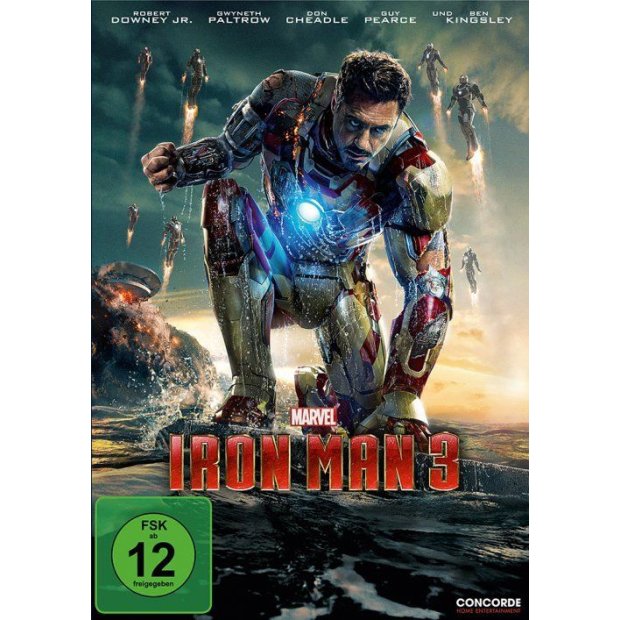 Iron Man 3 - Robert Downey Jr.  DVD/NEU/OVP