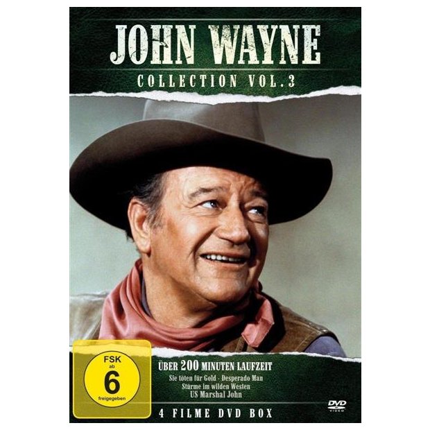 John Wayne Collection Vol. 3 - 4 Filme  DVD/NEU/OVP