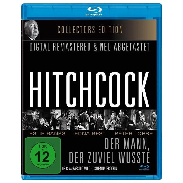 ALFRED HITCHCOCK: Der Mann, der zuviel wußte - OMU  Blu-ray/NEU/OVP