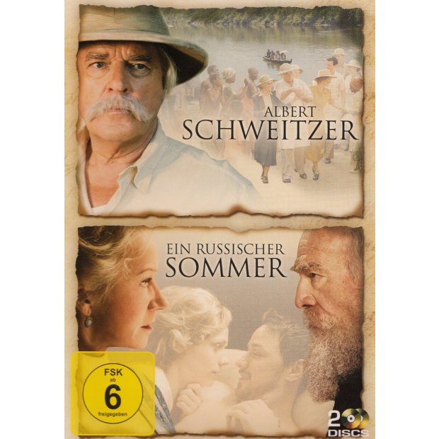 Ein russischer Sommer / Albert Schweitzer 2 Filme 2 DVDs/NEU/OVP