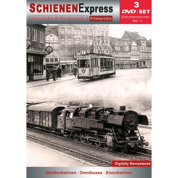 Schienen Express - Dokumentation - 3 DVDs/NEU/OVP