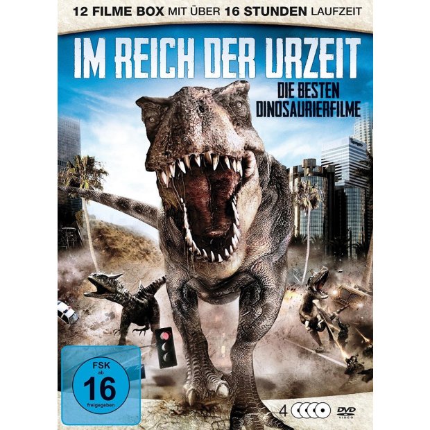 Im Reich der Urzeit: Die besten 12 Dinosaurierfilme [4 DVDs] NEU/OVP