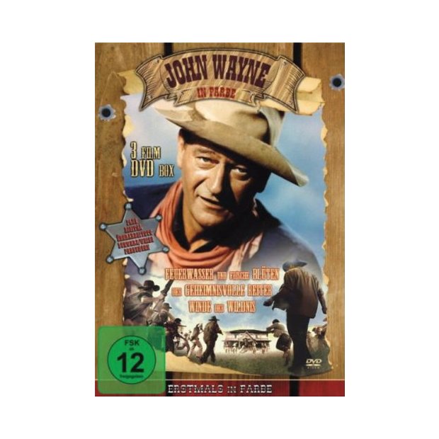 John Wayne in Farbe - 3 Filmklassiker  - Feuerwasser...  EAN2 DVD/NEU/OVP