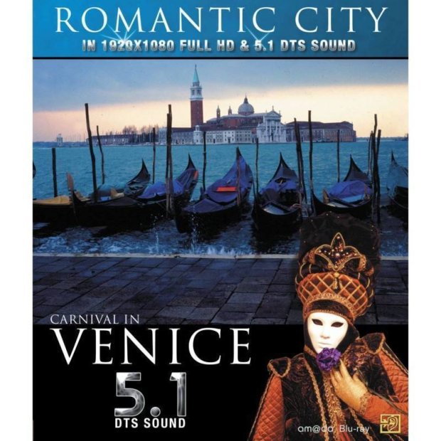 Romantic City - Carnival in Venice ( Venedig )  Blu-ray NEU OVP
