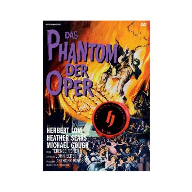 Das Phantom der Oper (OmU) - Herbert Lom Pappschuber  DVD/NEU/OVP